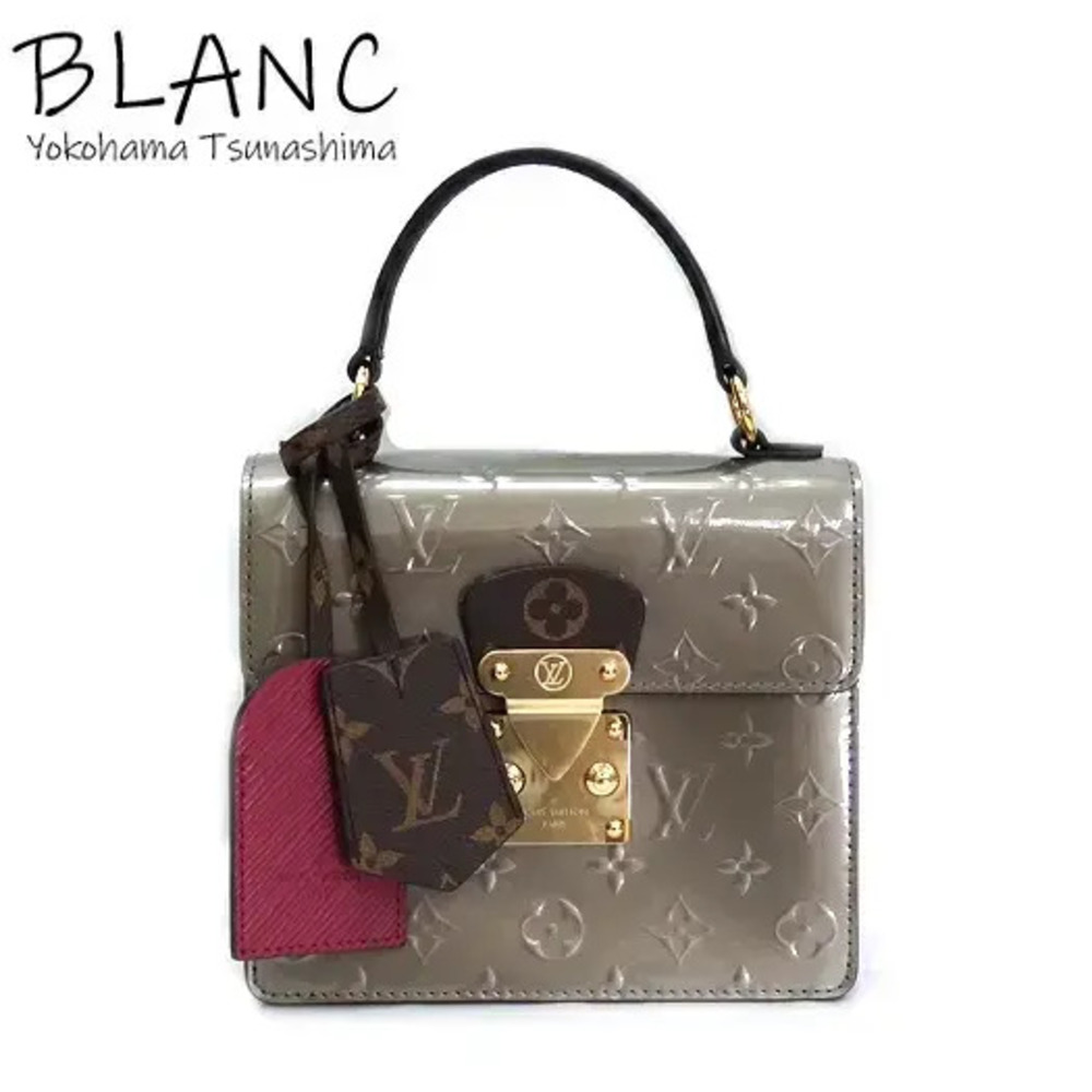 Louis Vuitton Street Monogram Epi Blanc Leather Shoulder Bag Pink White